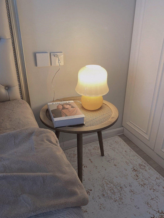 Creamy Mushroom Table Lamp-DWHOME