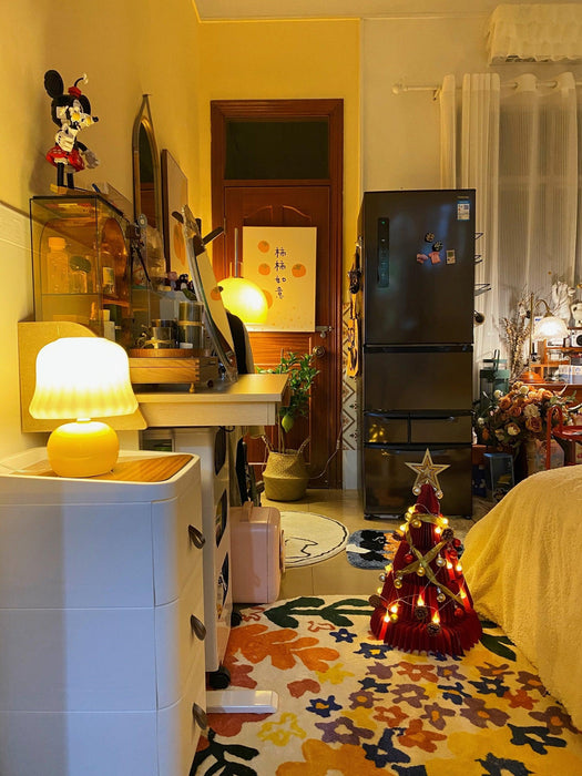 Creamy Mushroom Table Lamp-DWHOME