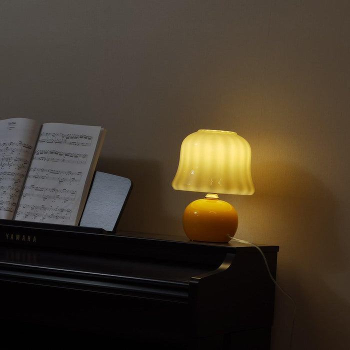 Creamy Mushroom Table Lamp-DWHOME