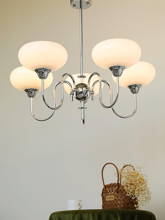 Creamy Persimmon Chandelier.