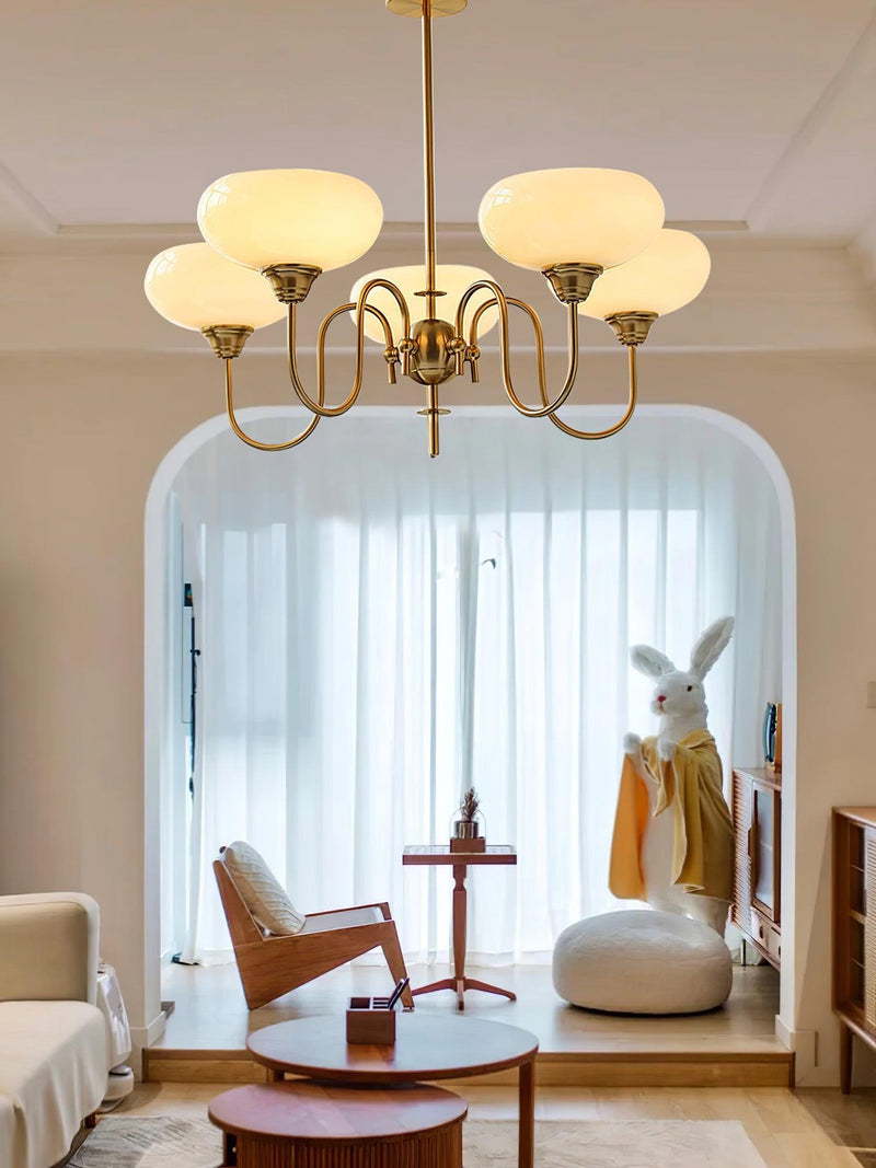 Creamy Persimmon Chandelier-DWHOME