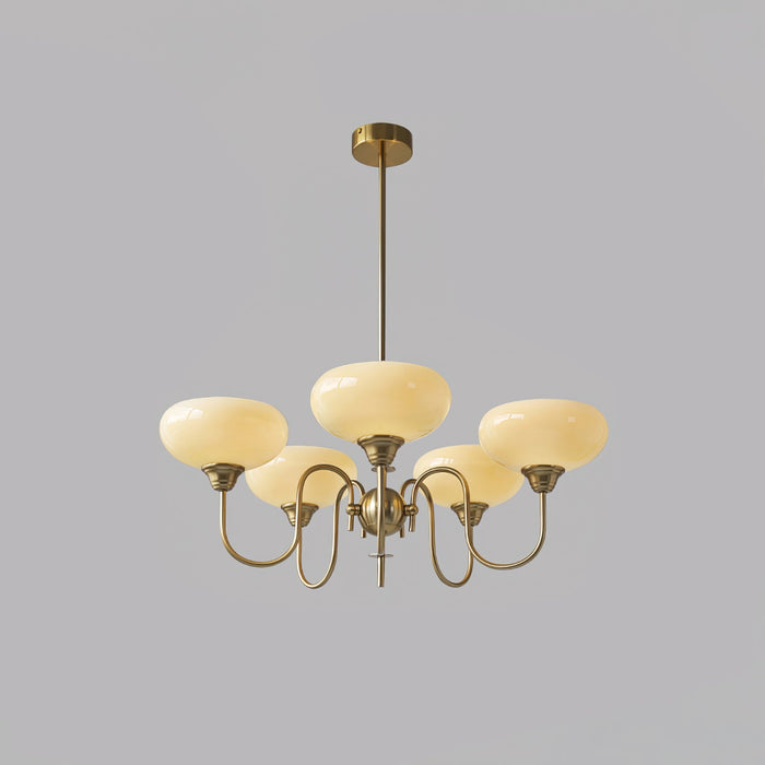 Creamy Persimmon Chandelier - Vakkerlight