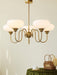 Creamy Persimmon Chandelier.