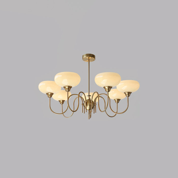 Creamy Persimmon Chandelier - Vakkerlight