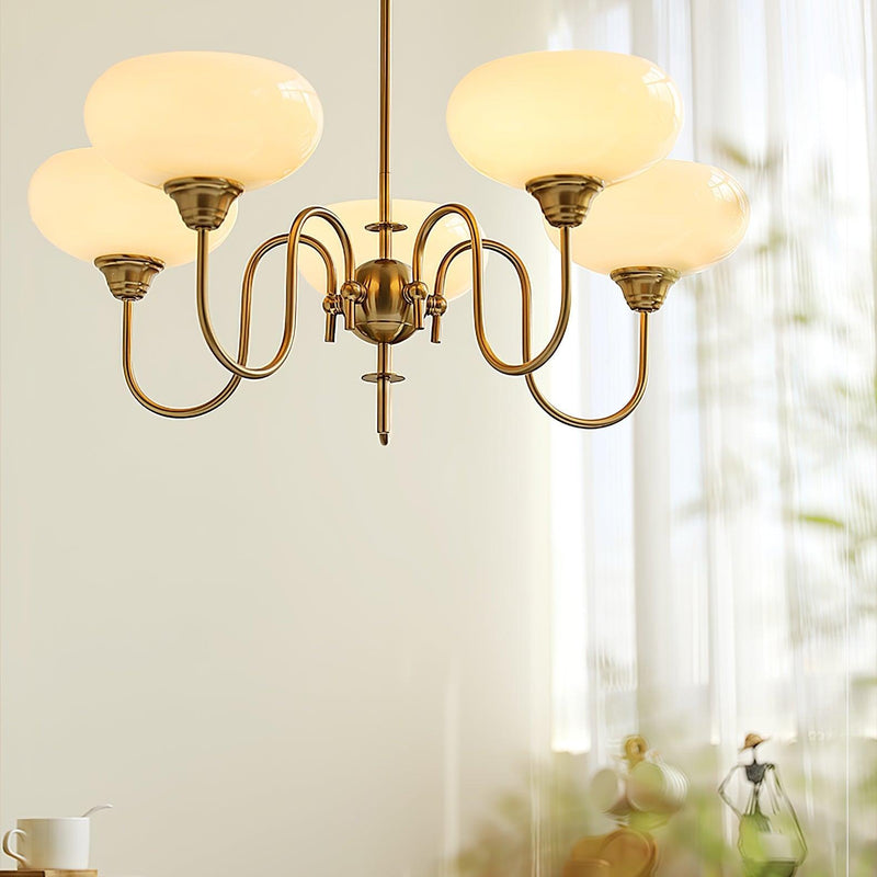 Creamy Persimmon Chandelier-DWHOME