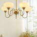 Creamy Persimmon Chandelier - Vakkerlight