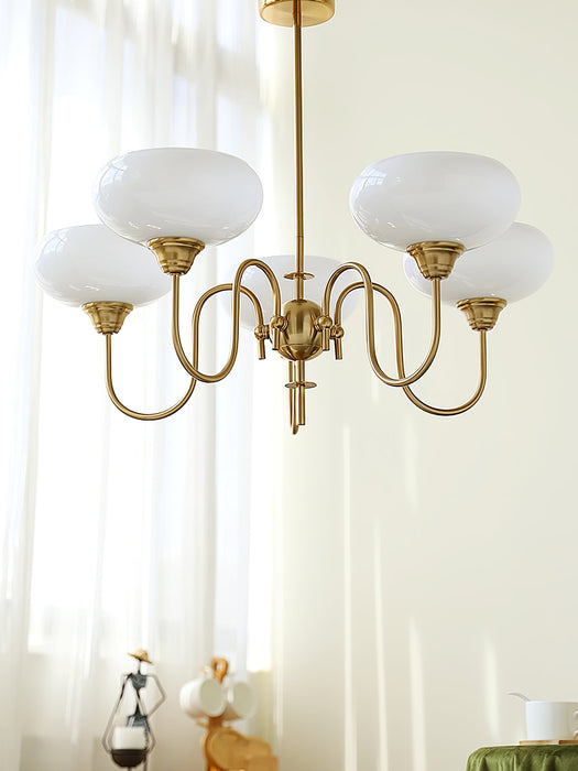 Creamy Persimmon Chandelier - Vakkerlight