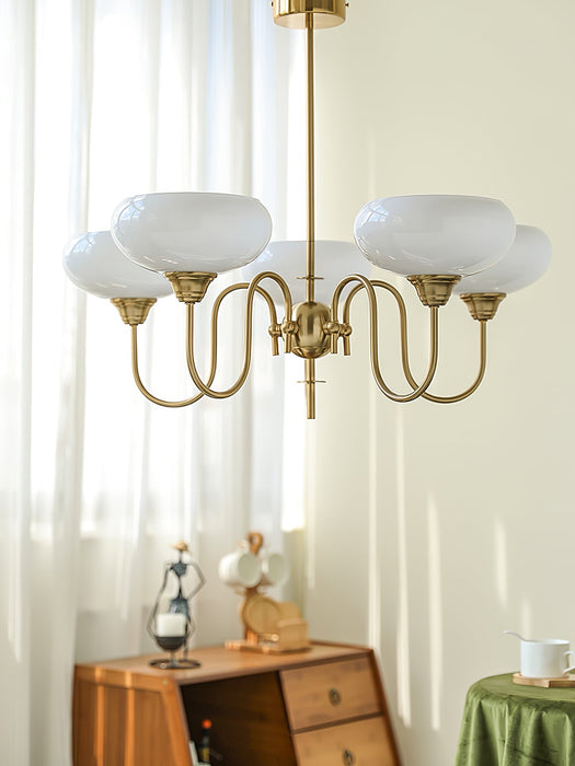 Creamy Persimmon Chandelier - Vakkerlight