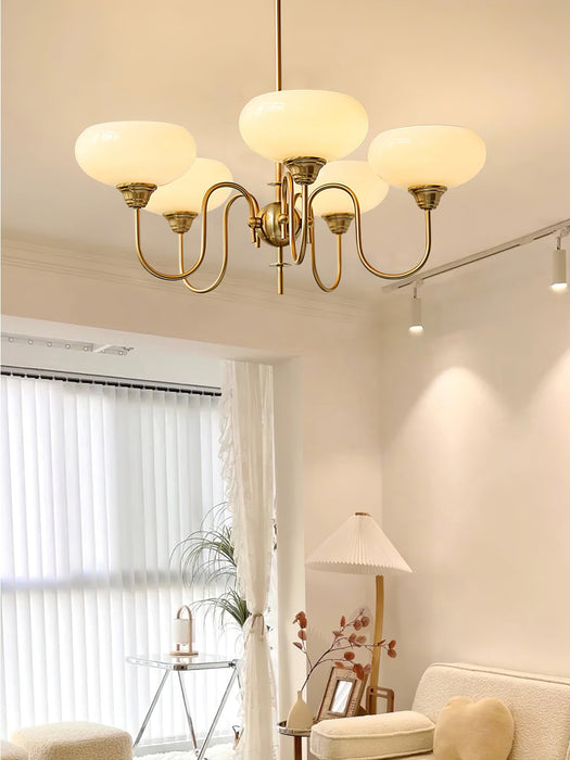 Creamy Persimmon Chandelier - Vakkerlight