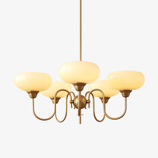 Creamy Persimmon Chandelier.