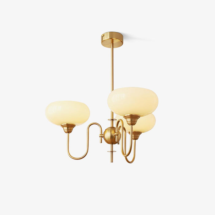 Creamy Persimmon Chandelier.