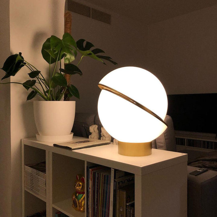 Crescent Table Lamp.