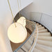 Crescent Pendant Lamp.