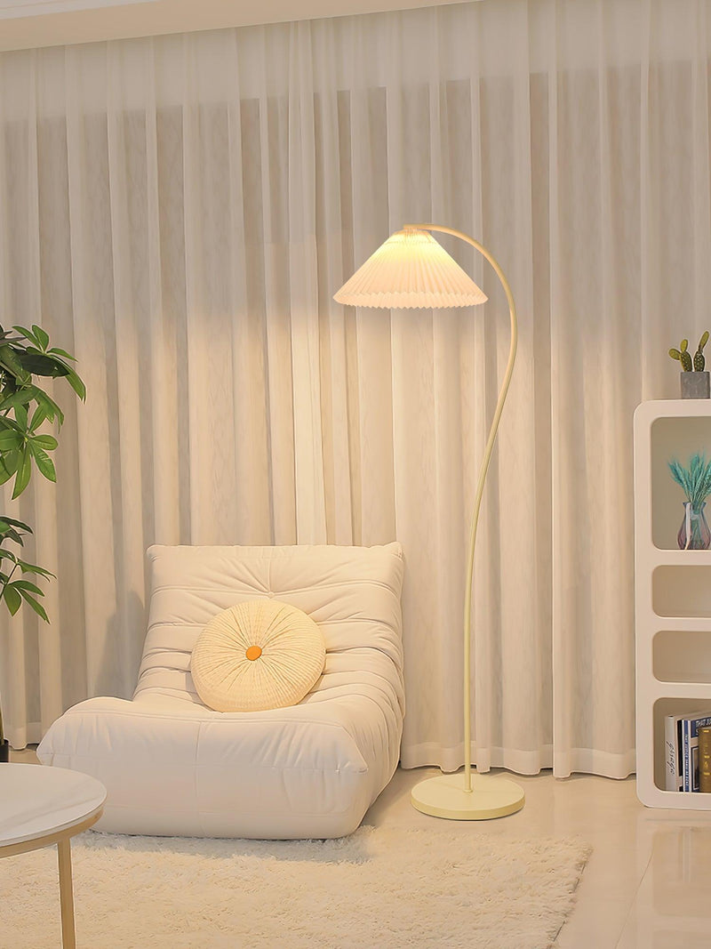 Crescini Pleated Floor Lamp-DWHOME