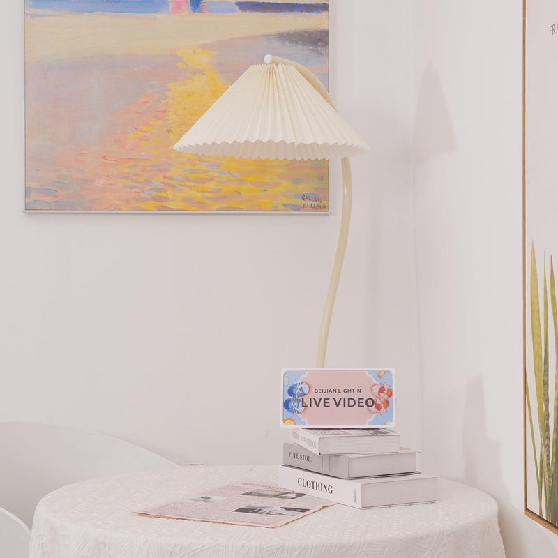 Crescini Pleated Floor Lamp-DWHOME
