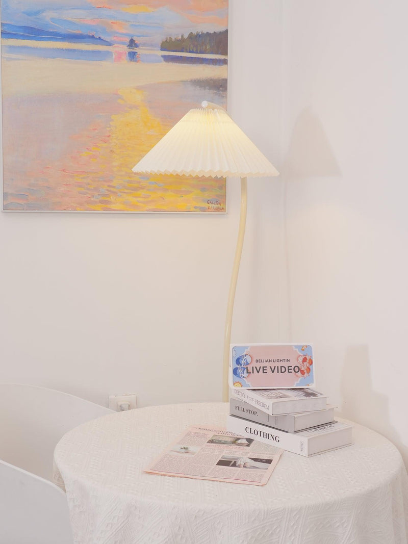 Crescini Pleated Floor Lamp-DWHOME