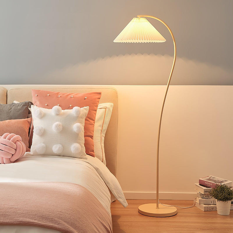 Crescini Pleated Floor Lamp-DWHOME