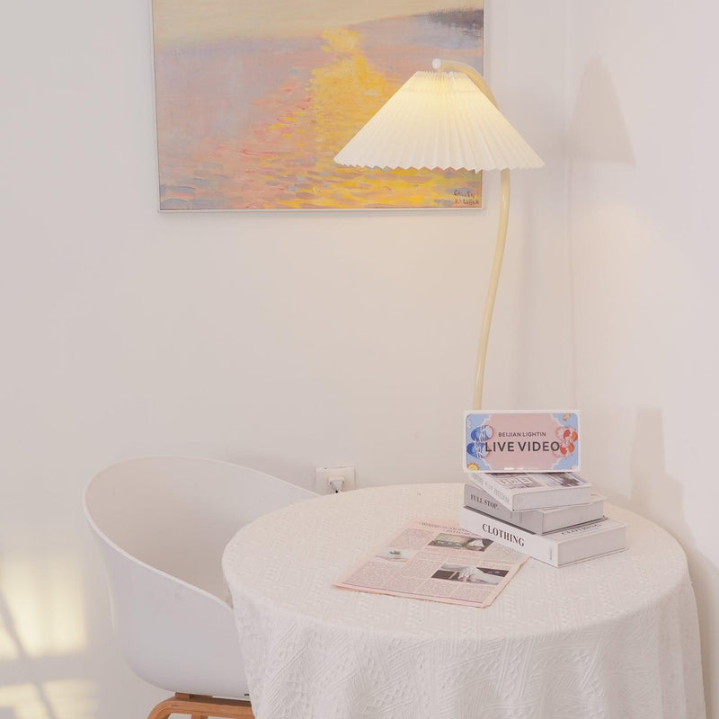 Crescini Pleated Floor Lamp-DWHOME