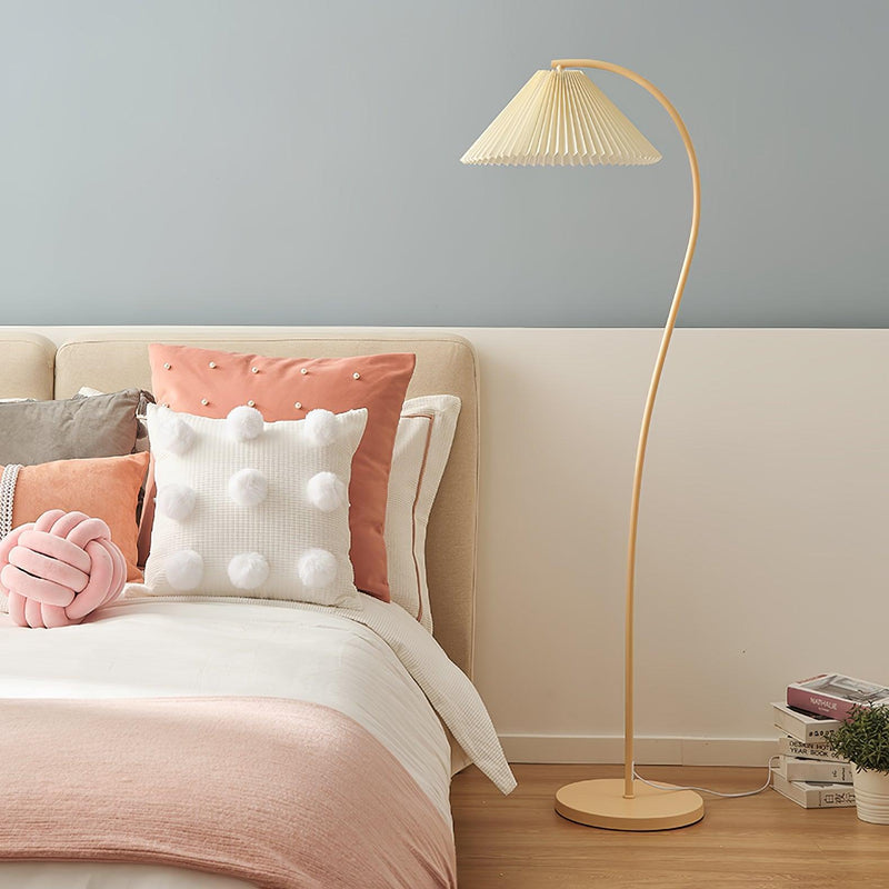 Crescini Pleated Floor Lamp-DWHOME