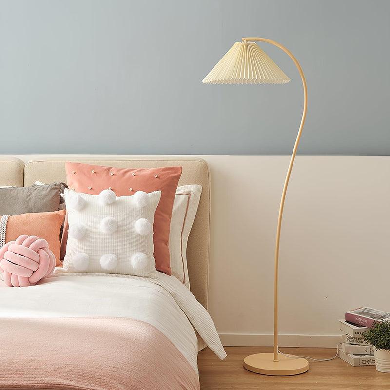 Crescini Pleated Floor Lamp-DWHOME