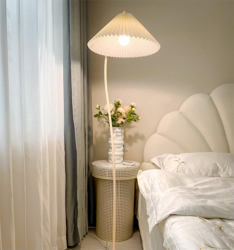 Crescini Pleated Floor Lamp-DWHOME