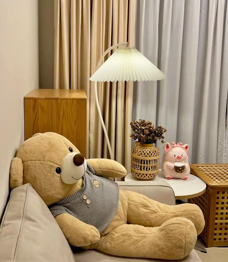 Crescini Pleated Floor Lamp-DWHOME