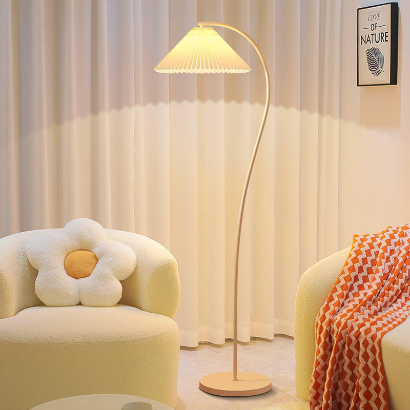 Crescini Pleated Floor Lamp-DWHOME
