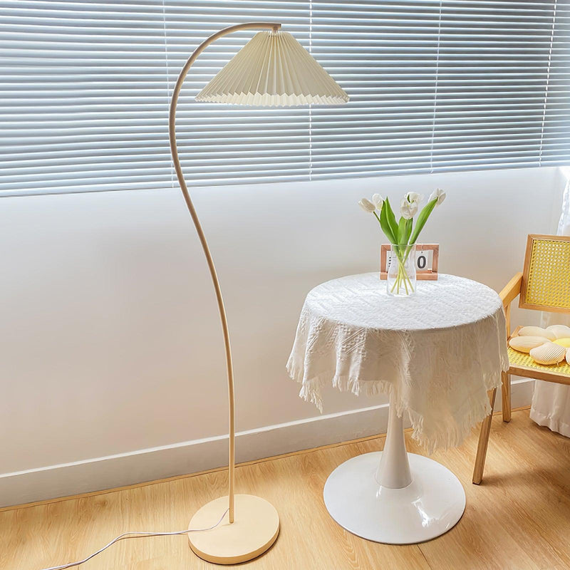 Crescini Pleated Floor Lamp-DWHOME