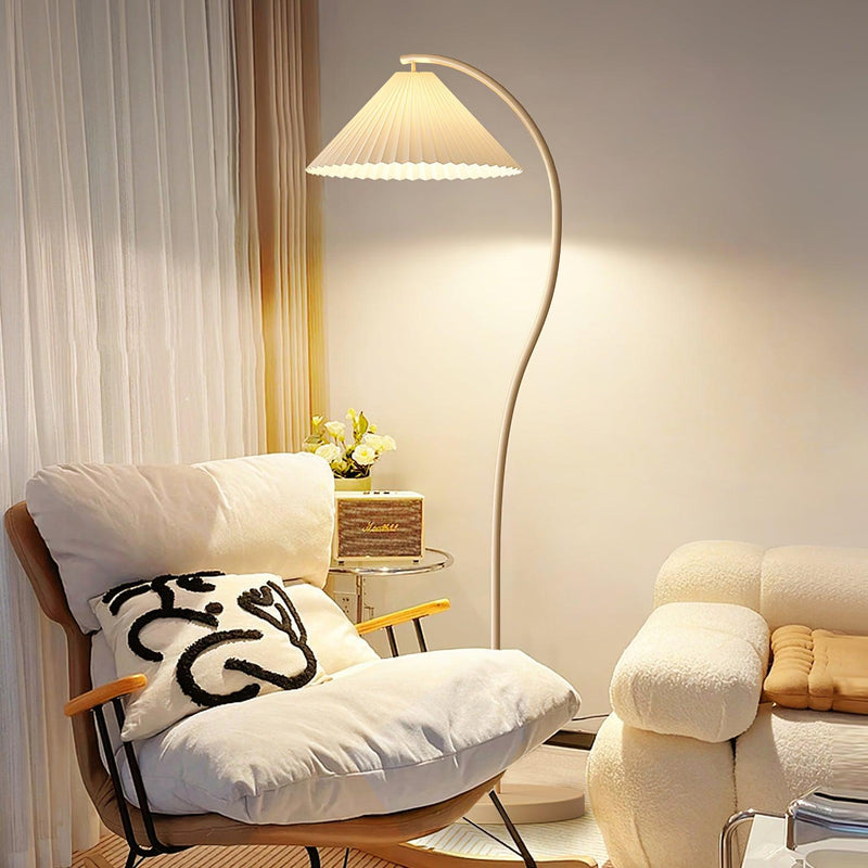 Crescini Pleated Floor Lamp-DWHOME