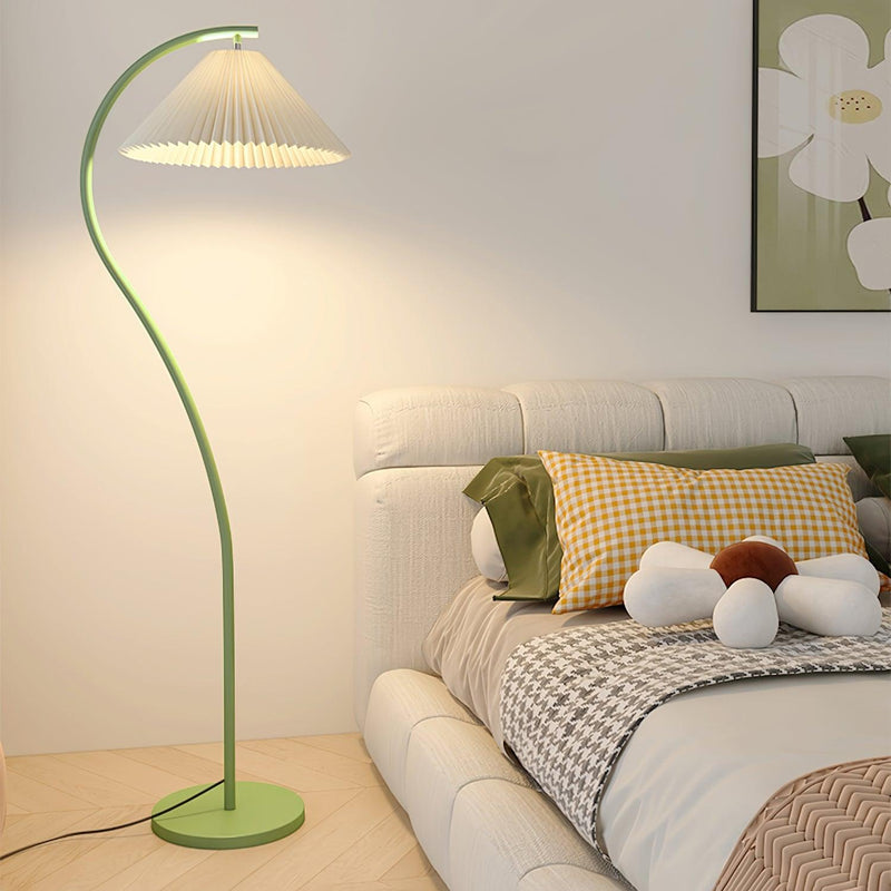 Crescini Pleated Floor Lamp-DWHOME
