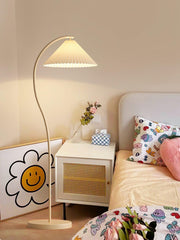 Crescini Pleated Floor Lamp-DWHOME
