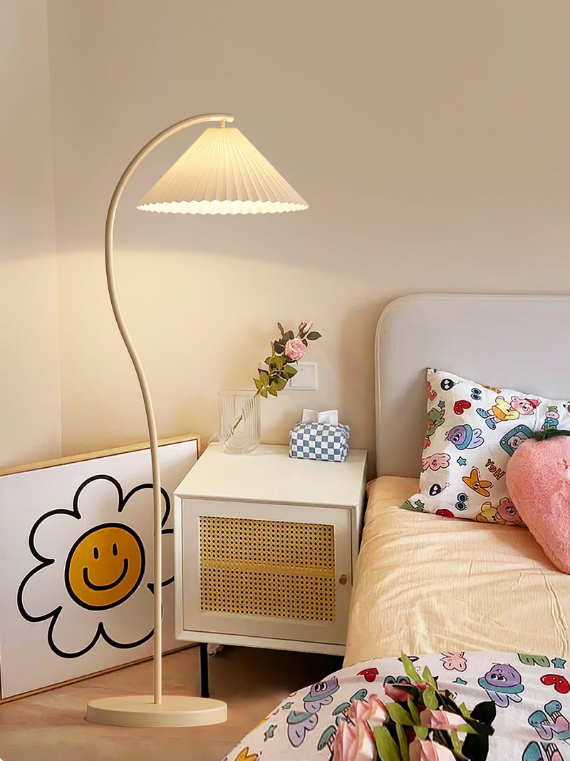 Crescini Pleated Floor Lamp-DWHOME