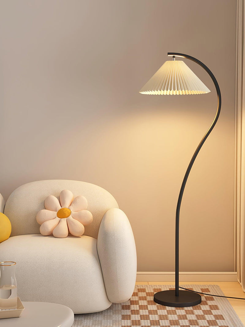 Crescini Pleated Floor Lamp-DWHOME