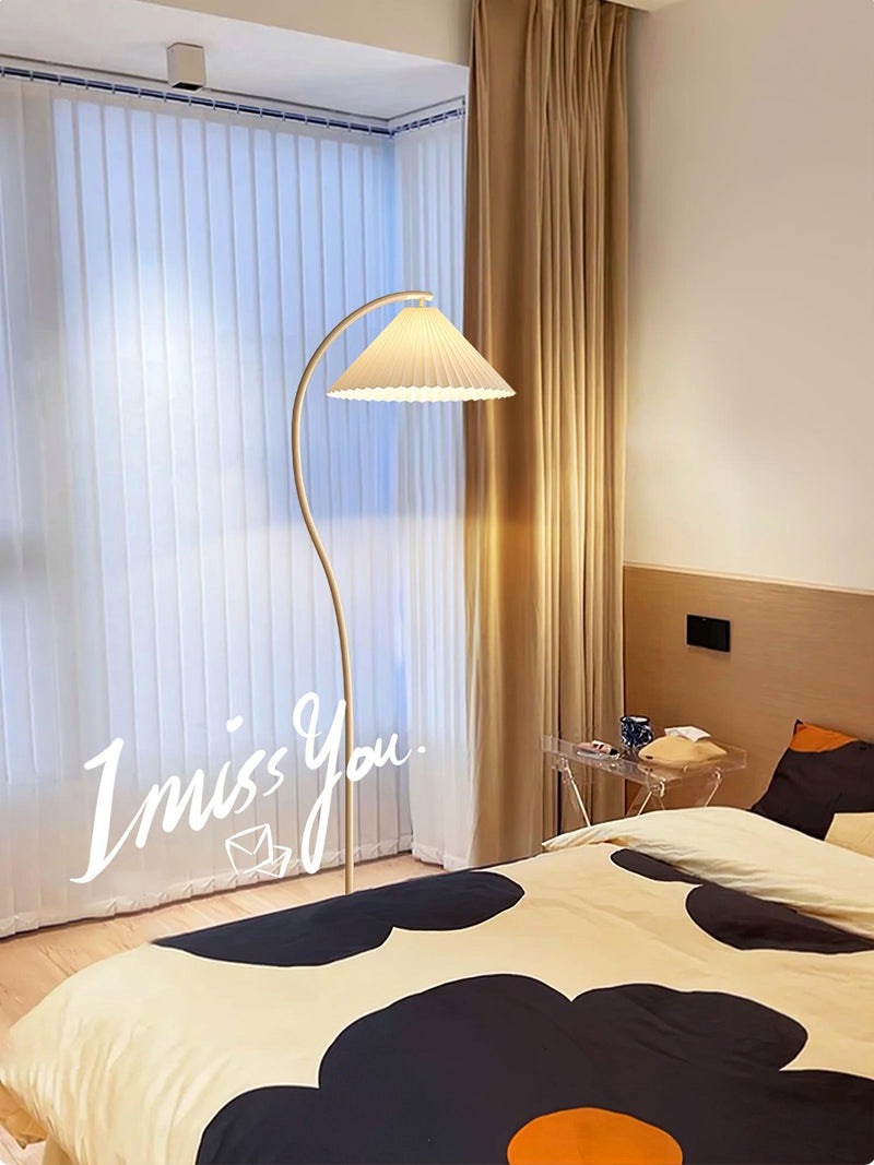 Crescini Pleated Floor Lamp-DWHOME