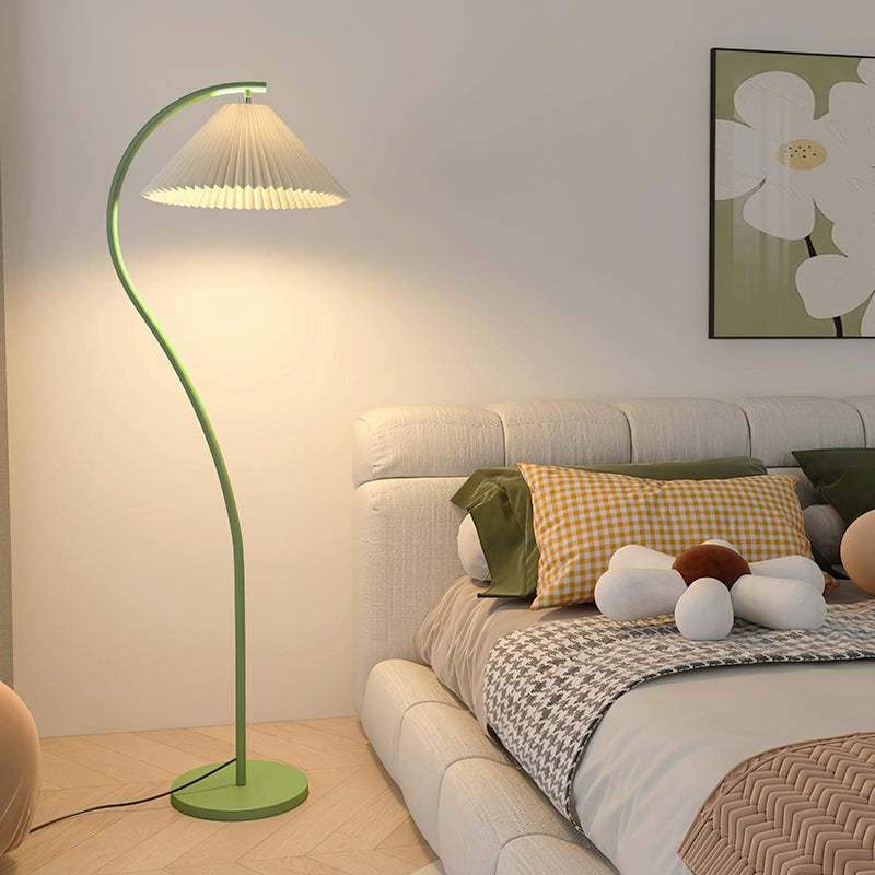 Crescini Pleated Floor Lamp-DWHOME