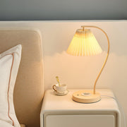 Crescini Pleated Table Lamp-DWHOME
