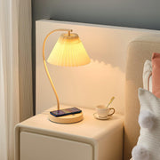 Crescini Pleated Table Lamp-DWHOME