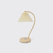 Crescini Pleated Table Lamp-DWHOME
