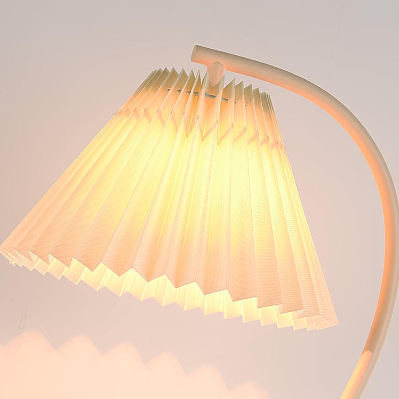 Crescini Pleated Table Lamp-DWHOME