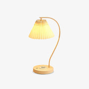 Crescini Pleated Table Lamp-DWHOME