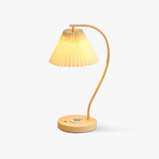Crescini Pleated Table Lamp-DWHOME