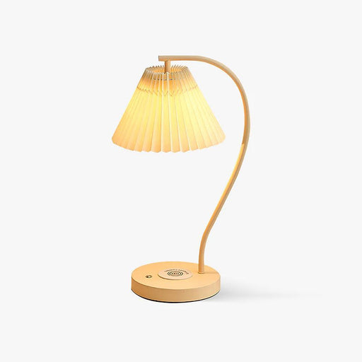 Crescini Pleated Table Lamp-DWHOME