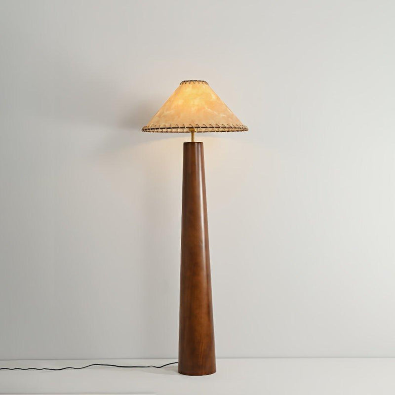 Crestview Paper Column Floor Lamp-DWHOME