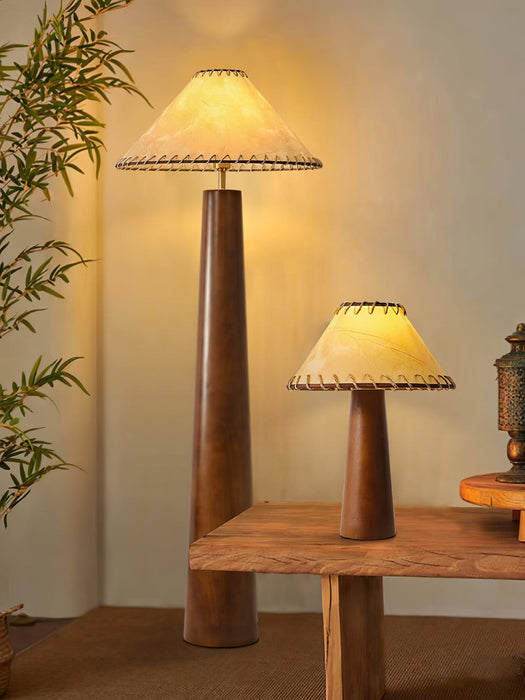 Crestview Paper Column Floor Lamp-DWHOME
