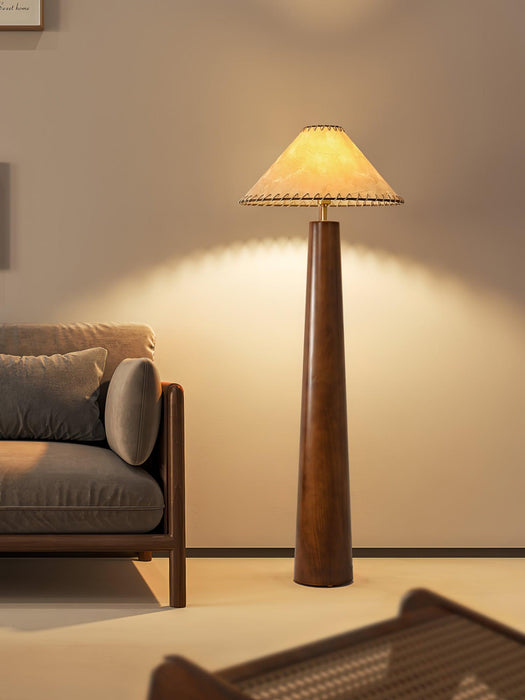 Crestview Paper Column Floor Lamp-DWHOME