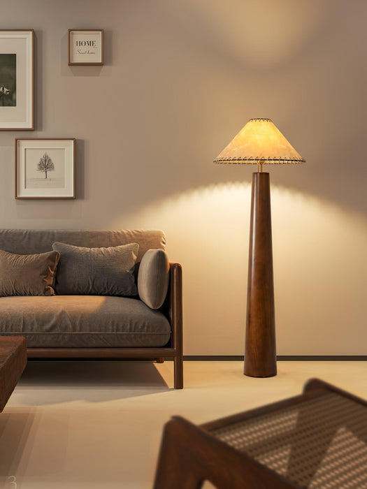 Crestview Paper Column Floor Lamp-DWHOME