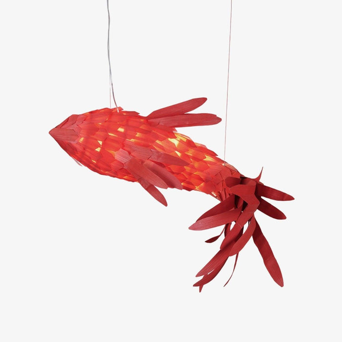 Crimson Swirl Koi Chandelier - DWHOME