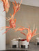 Crimson Swirl Koi Chandelier - DWHOME