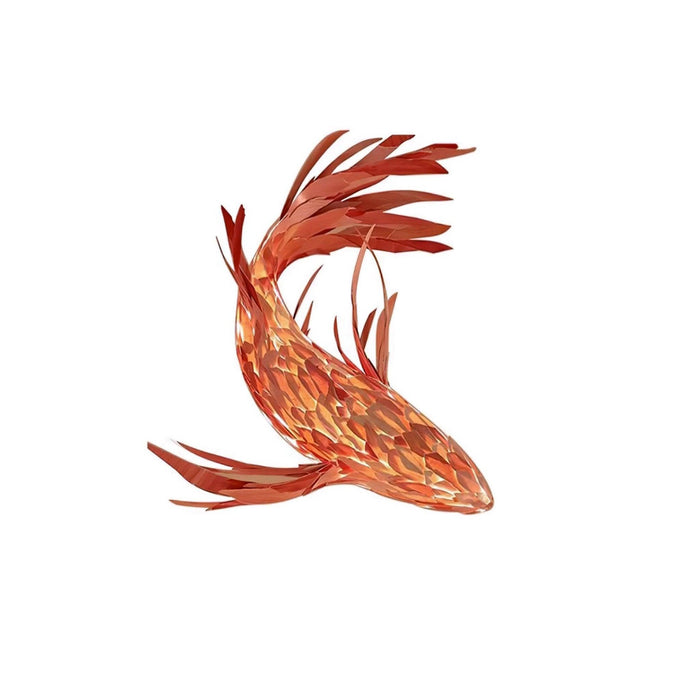 Crimson Swirl Koi Chandelier - DWHOME