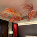 Crimson Swirl Koi Chandelier - DWHOME